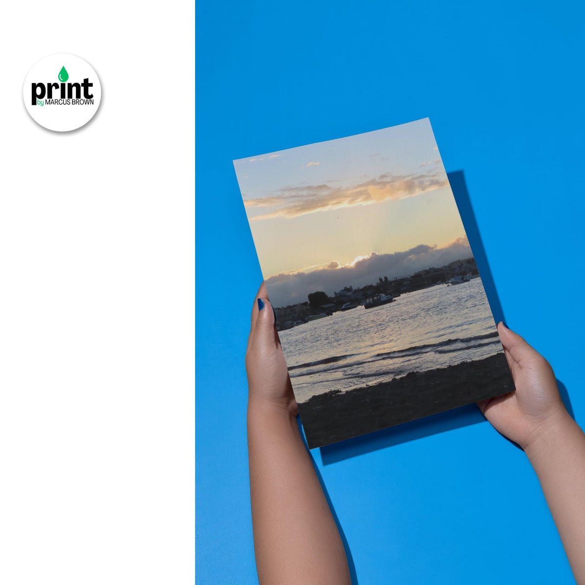 Exe Estuary Sunset Poster - Vibrant Coastal Wall Decor