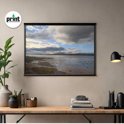 Exe Estuary Wall Art: Cloudscape Scene - Framed or Unframed