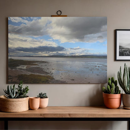 Exe Estuary Wall Art: Cloudscape Scene - Framed or Unframed