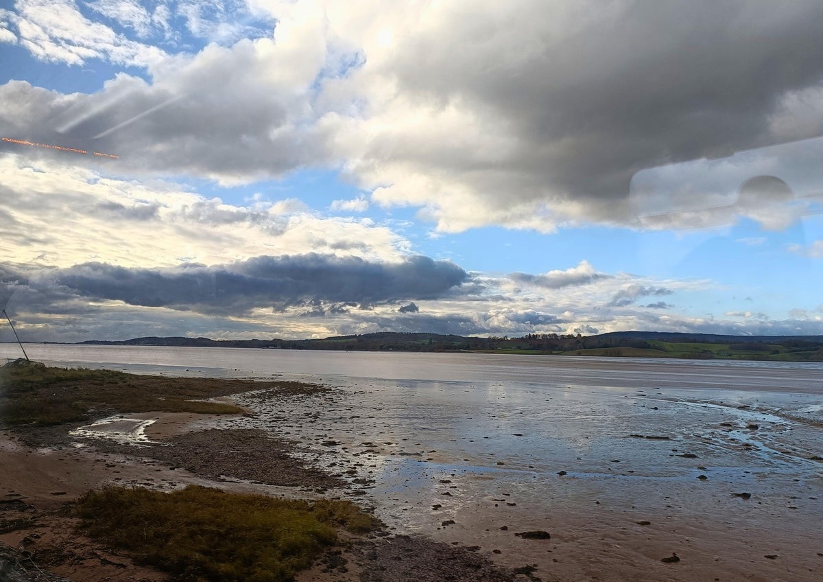 Exe Estuary Wall Art: Cloudscape Scene - Framed or Unframed