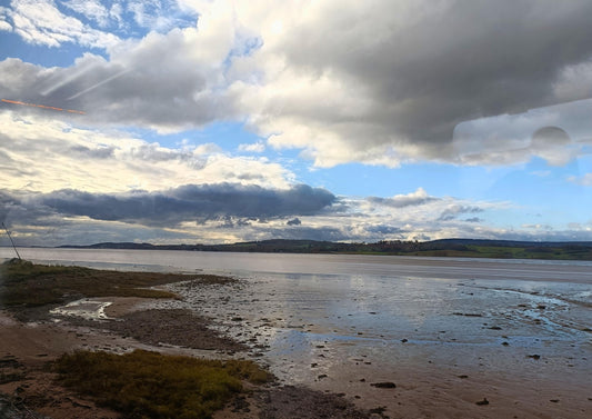 Exe Estuary Wall Art: Cloudscape Scene - Framed or Unframed