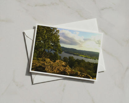 Lake District Landscape Poster, Windermere View Framed Print, Trees Lake Wall Art, Cumbria Nature Photography Print, British Countryside