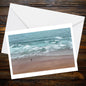 Devon Surfing A6 Greetings Card - Drone Photography | Devon and Cornwall Drone Collection