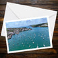 Fowey A6 Greetings Card — Drone Photography | Devon and Cornwall Drone Collection