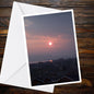 Exmouth Sunrise Greetings Card | Devon Estuary Card | Dawn Photography | Coastal Greeting Card | Blank Card