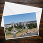 Plymouth Naval Memorial Obelisk Greeting Card | Remembrance Tribute | WWI & WWII Commemoration | High-Quality A6 Landscape Card
