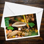 Fungi Greeting Card | Botanical Mushroom Art, Woodland Fungi Stationery, Nature Lover Gift, Eco Friendly Cottagecore Card, Forest Mushrooms