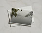 Misty Lake Landscape Poster, Autumn Trees Framed-Print, Moody Grey Nature Wall Art, Lakeside Woodland Photography Print