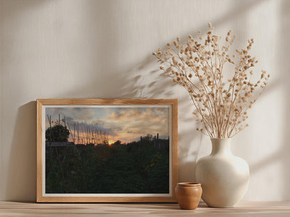Allotment Sunset Poster mockup - Neutral_Mockup_Studio_509