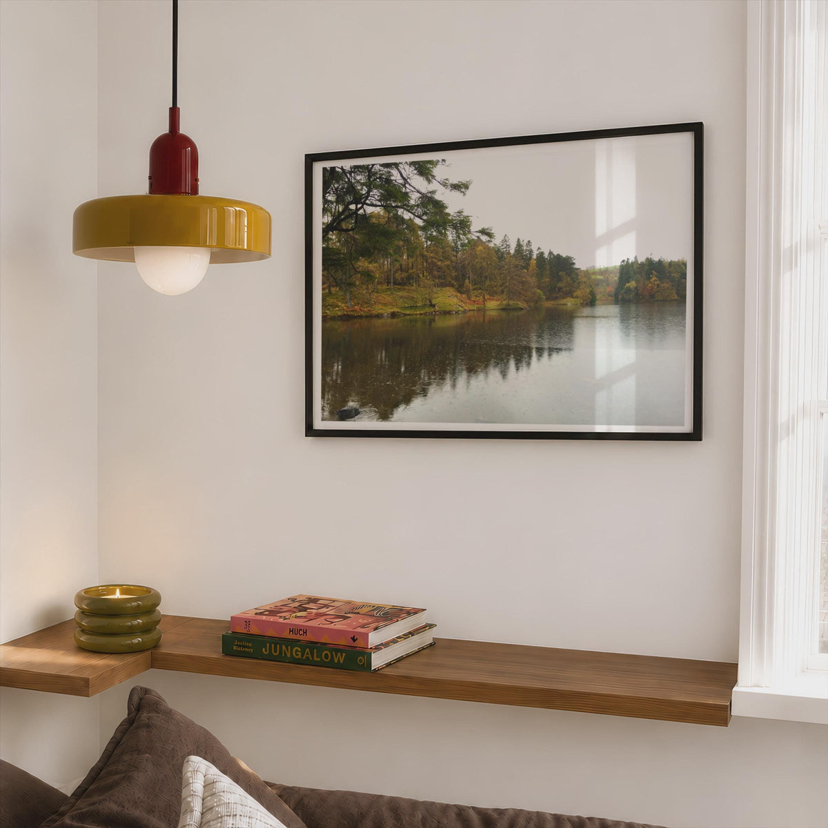 Autumn Lake Landscape Poster - image 2