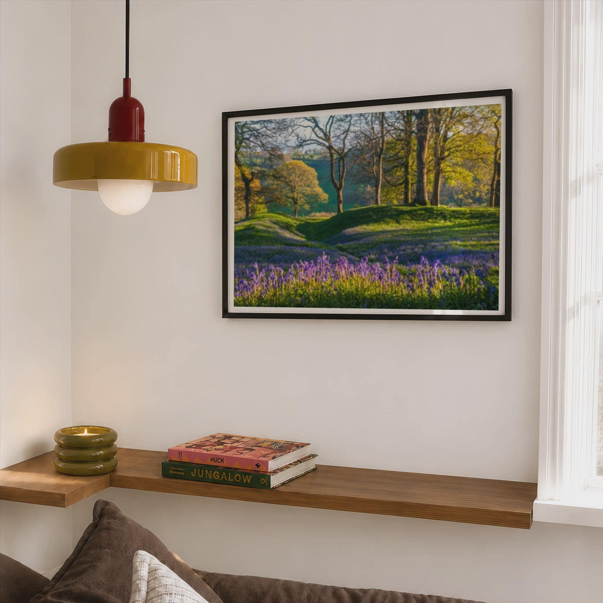 Bluebell Wood Landscape Poster - image 2