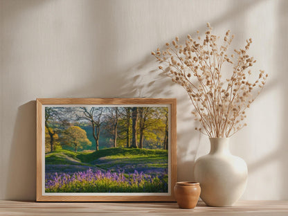 Bluebell Wood Landscape Poster - image 3