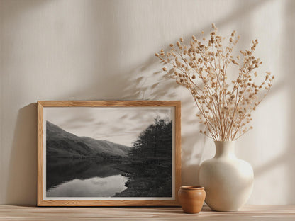Black and White Lake District Poster - image 3