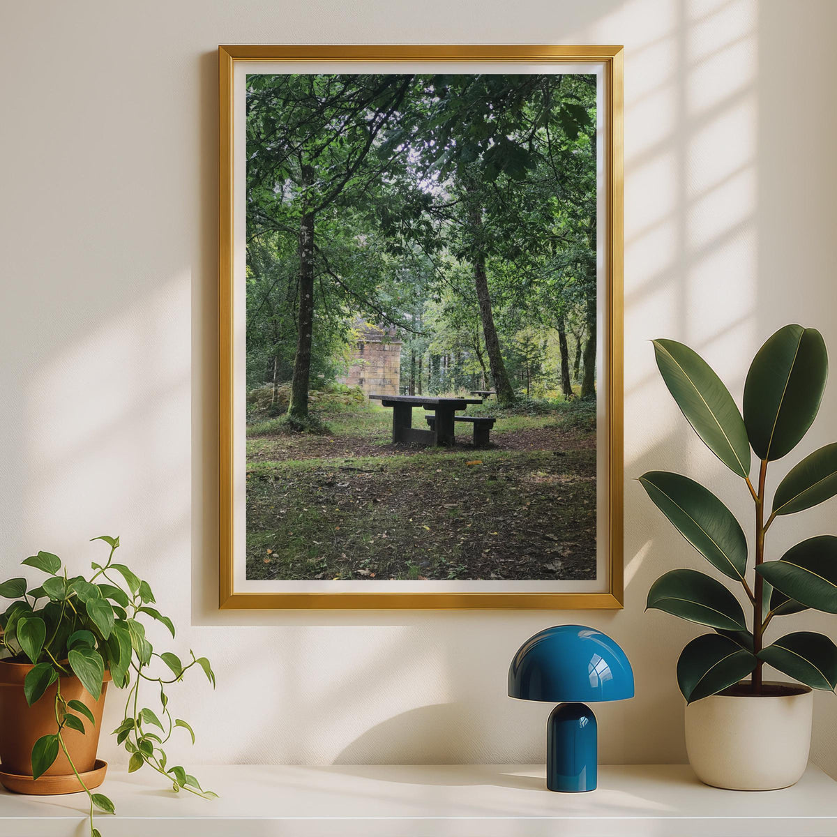Forest Picnic Table Poster - image 2