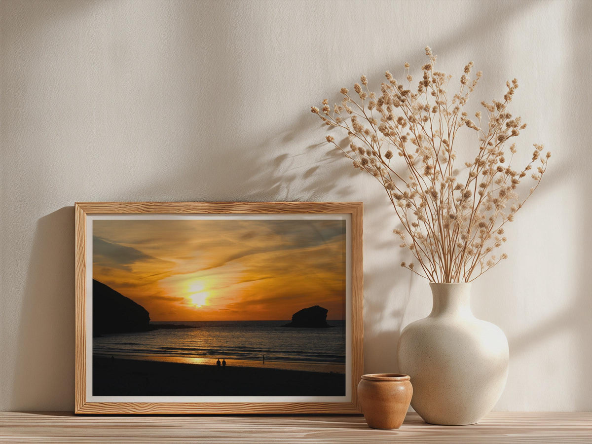 Coastal Sunset Poster mockup - Neutral_Mockup_Studio_509