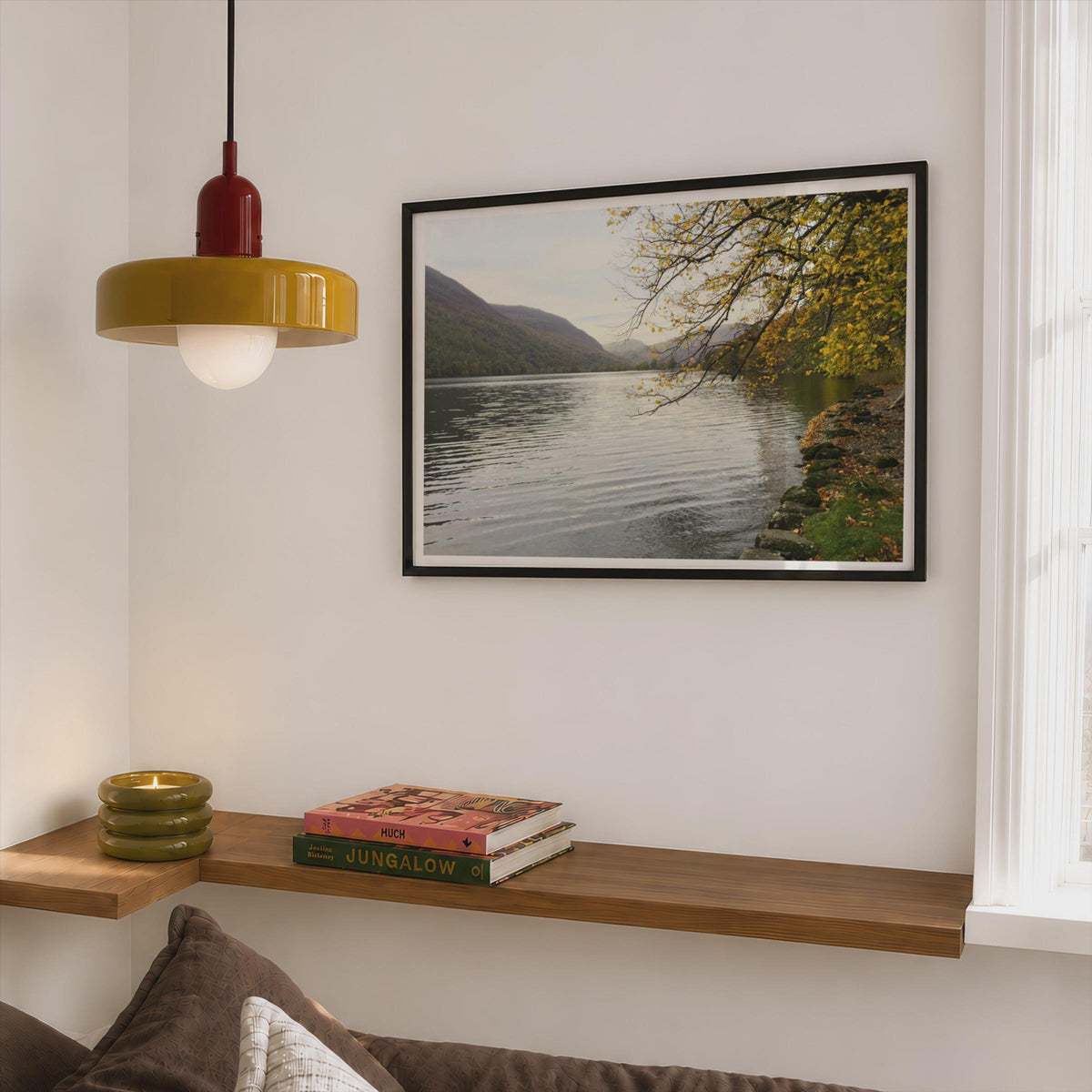 Autumn Lake Landscape Poster - image 2