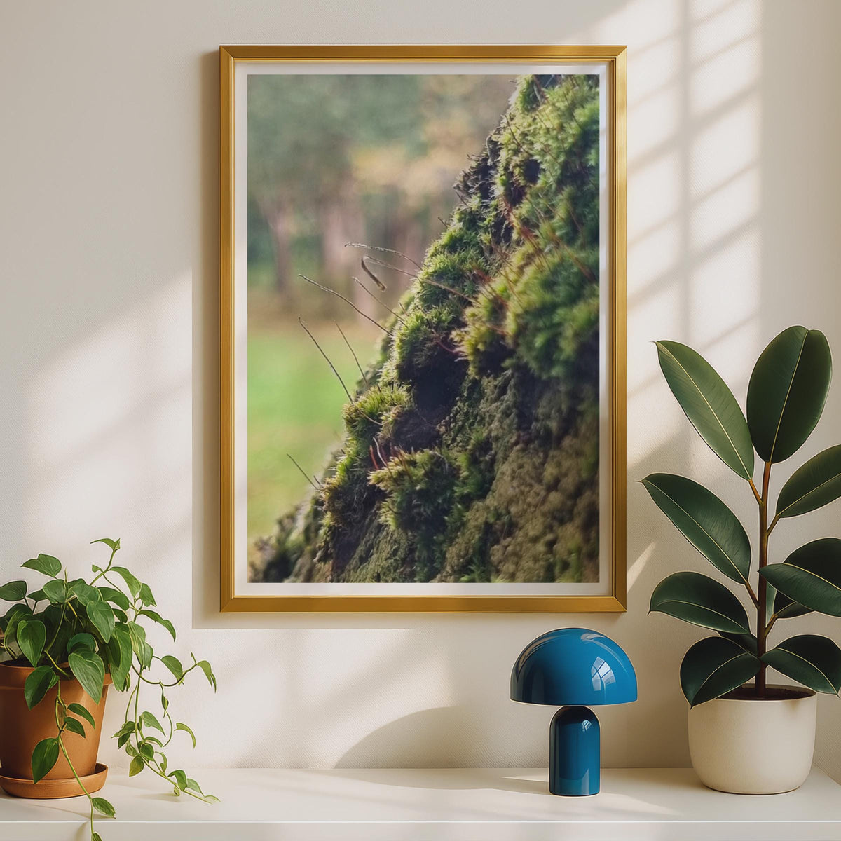 Mossy Tree Bark Nature Poster - image 2
