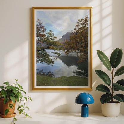 Autumn Lake Mountain Poster - image 2