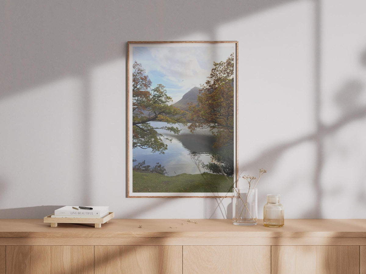 Autumn Lake Mountain Poster - image 4
