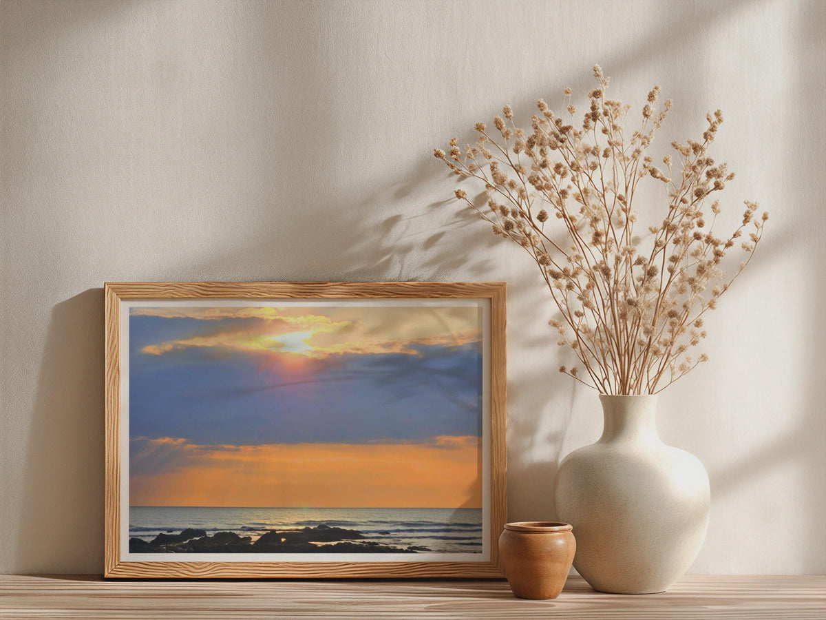 Coastal Sunset Poster mockup - Neutral_Mockup_Studio_509