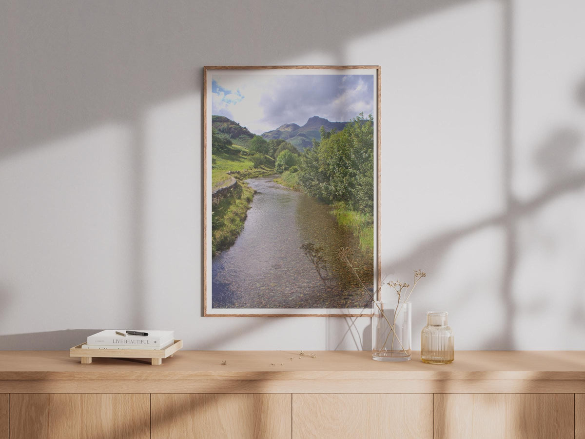 Lake District River Valley Poster - image 4