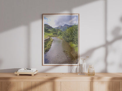 Lake District River Valley Poster - image 4