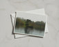 Lake District Misty Trees Landscape Poster, Tarn Island Framed Print, Autumn Nature Wall Art, Moody English Countryside Photography Print