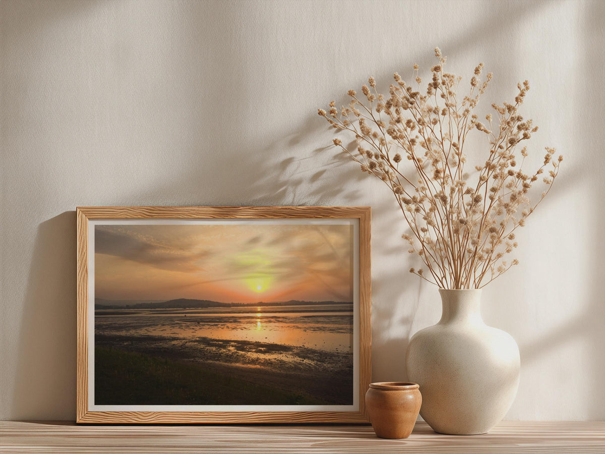 Sunset Estuary Landscape Poster mockup - Neutral_Mockup_Studio_509