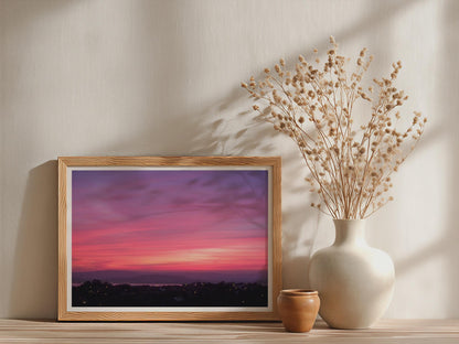 Sunset Landscape Poster mockup - Neutral_Mockup_Studio_509