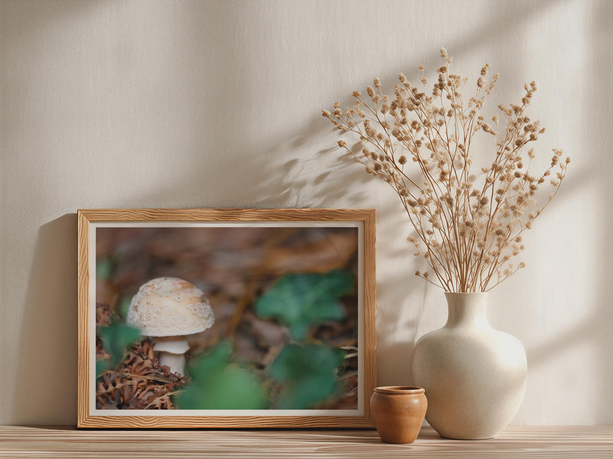 Woodland Mushroom Poster mockup - Neutral_Mockup_Studio_509