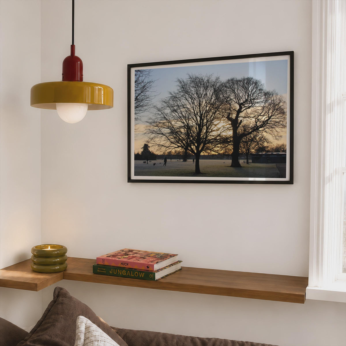 Winter Trees Silhouette Poster - image 2