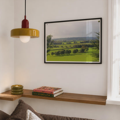 Rolling Green Countryside Landscape Poster - image 2