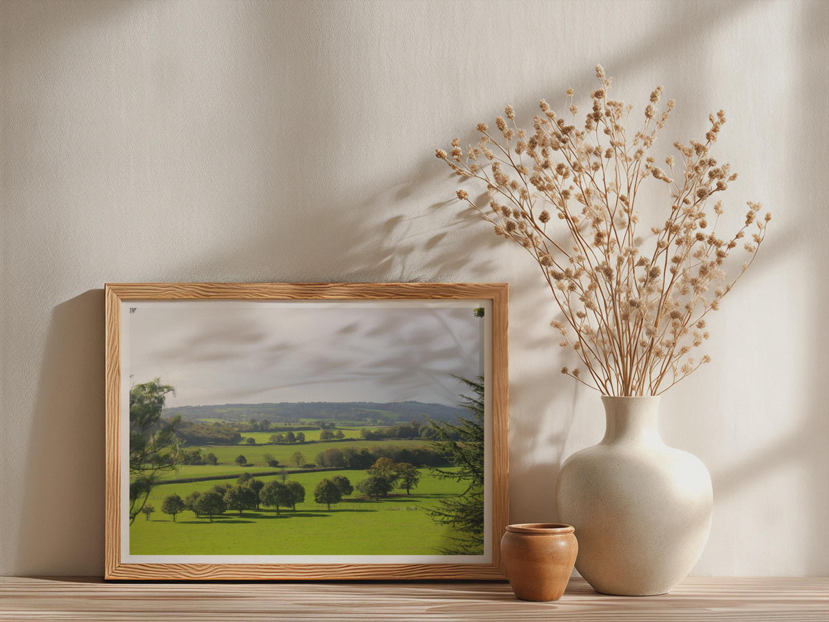 Rolling Green Countryside Landscape Poster - image 3