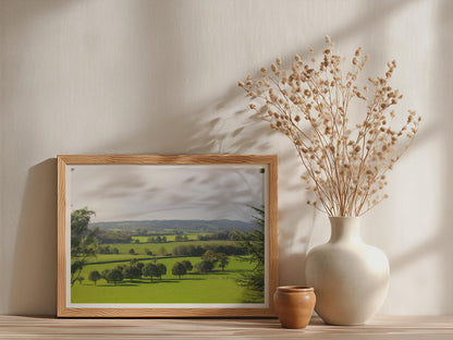 Rolling Green Countryside Landscape Poster - image 3