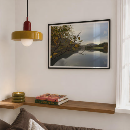 Autumn Lake Landscape Poster - image 2