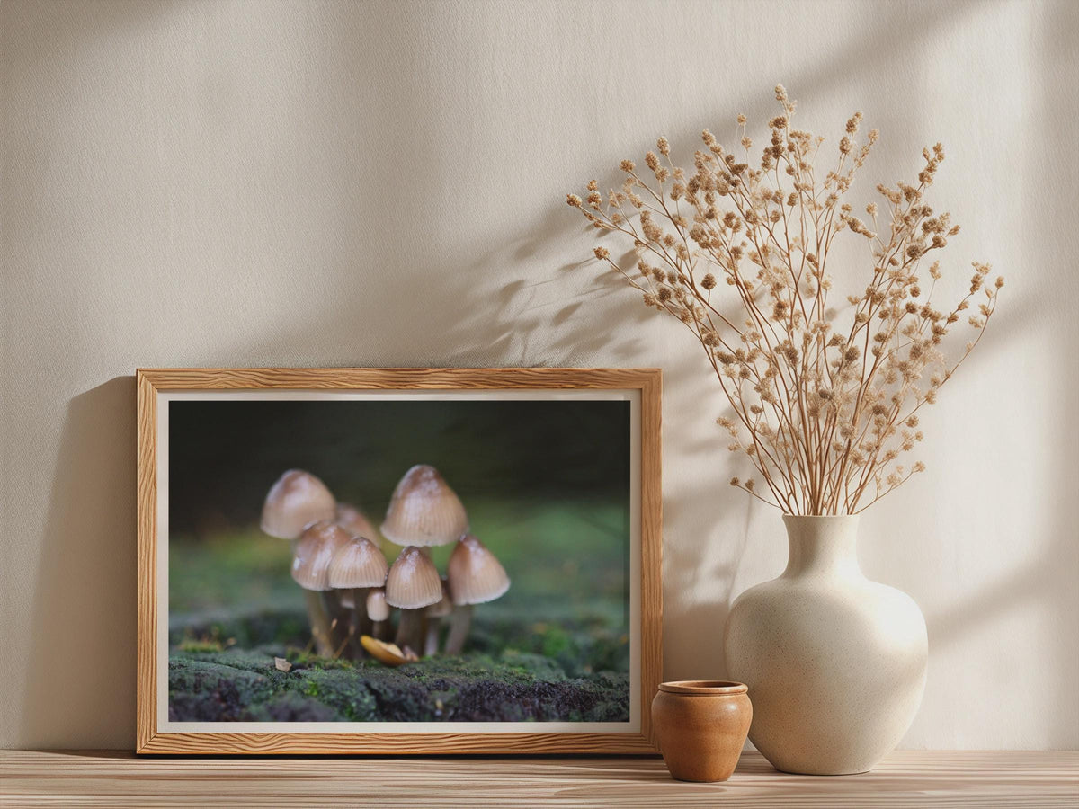 Woodland Fungi Poster mockup - Neutral_Mockup_Studio_509