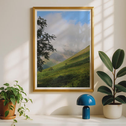 Mountain Valley Landscape Poster - image 2