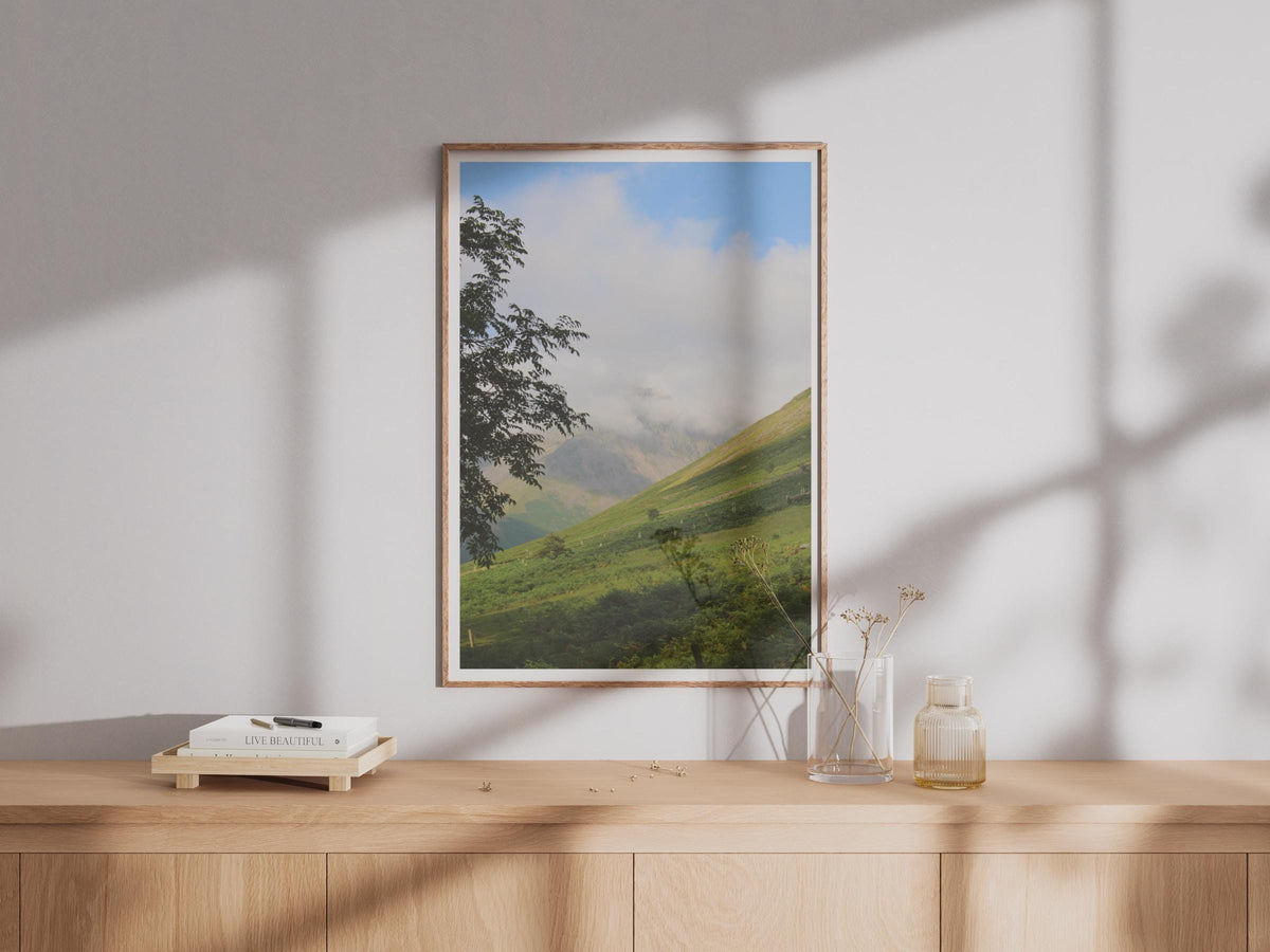 Mountain Valley Landscape Poster - image 4