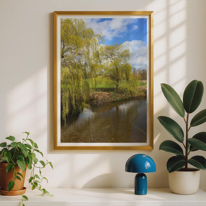 Weeping Willow Tree River Poster - image 2