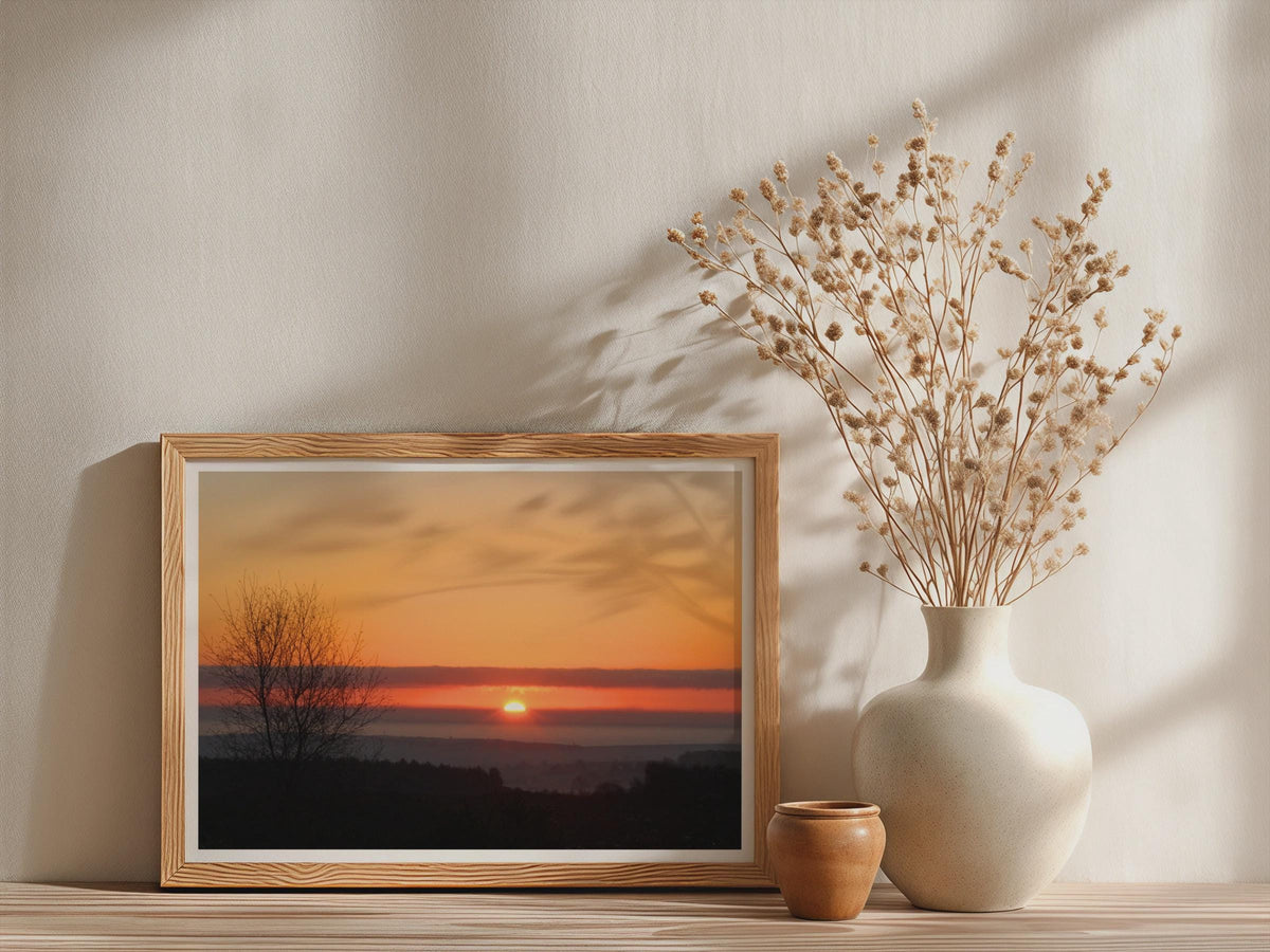 Dawn Landscape Sunrise Poster mockup - Neutral_Mockup_Studio_509