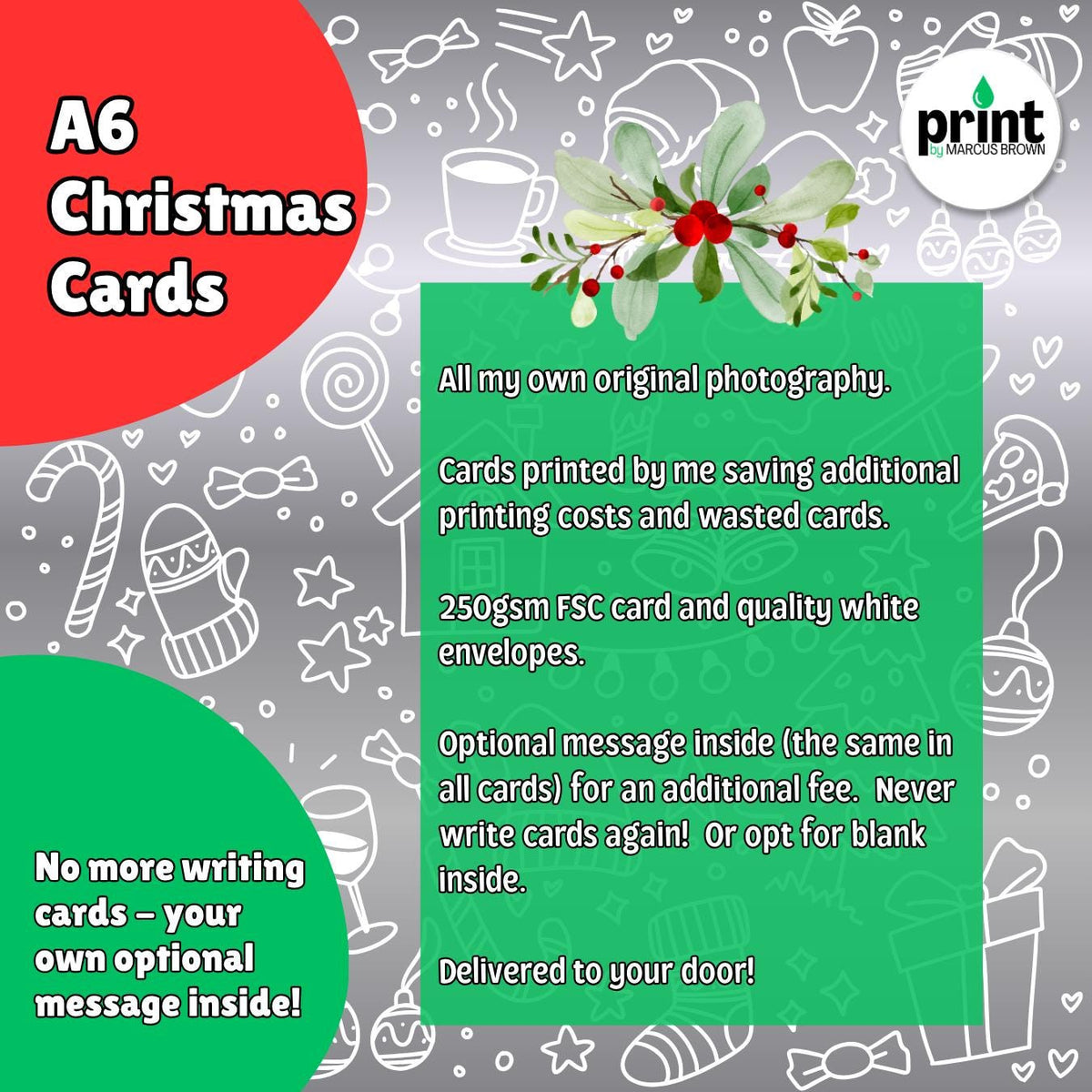 Funny Strawberry Christmas Cards Pack | Berry Little Christmas Card | Cute Fruit Xmas Cards | A6 Christmas Card Multipack