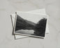 Lake District Landscape Poster, Black and White Mountain Lake Framed-Print, Monochrome Trees Reflection Wall Art, Moody British Countryside
