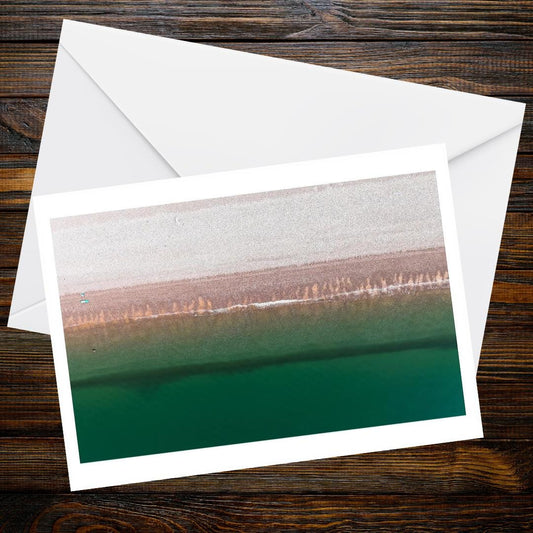 Salcombe A6 Greetings Card - Drone Photography | Devon Cornwall Drone Collection