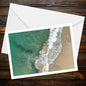 Porthminster Beach, St Ives A6 Greetings Card - Drone Photography | Devon Cornwall Drone Collection
