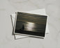 Dawn Dusk Beach Silhouette Card, Coastal Sunset Sea View, Moody Landscape Greeting Card