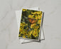 Gatekeeper Butterfly Card, Orange Butterfly on Yellow Flowers, Wildlife Nature A6 Card