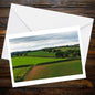 Devon Countryside A6 Greetings Card - Drone Photography | Devon and Cornwall Drone Collection