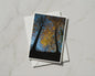 Autumn Trees Greeting Card, Golden Leaves Blue Sky, Forest Nature A6 Card