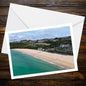 Porthminster Beach, St Ives, Cornwall A6 Greetings Card — Drone Photography | Devon and Cornwall Drone Collection