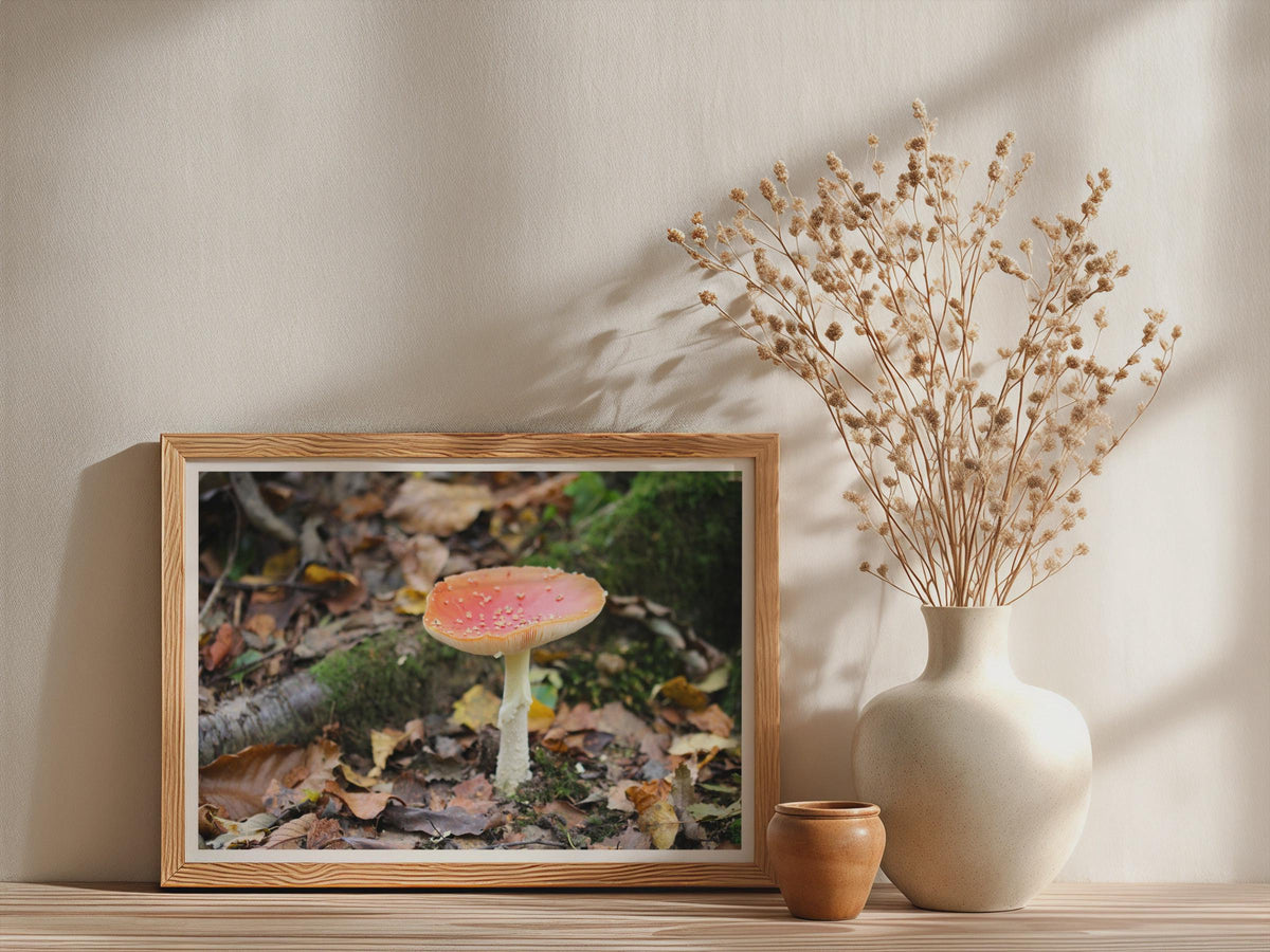 Fly Agaric Mushroom Poster mockup - Neutral_Mockup_Studio_509
